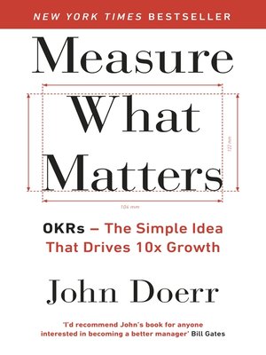 cover image of Measure What Matters